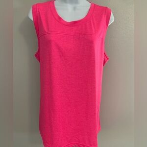 Athletic Works Pink Muscle Tee Tank Top